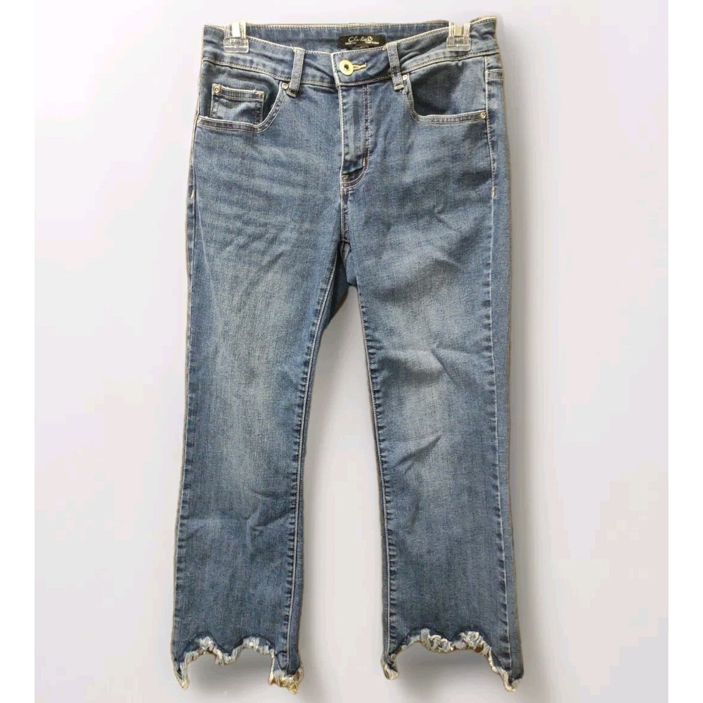 CHARLIE B Blue Cropped Jeans